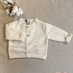 Cardigan Maglificio di Verona neonato 045621 panna<BR/> 045621. PANNA MAGLIFICIO VERONA 