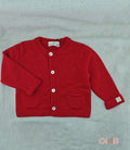 Cardigan neonato MAGLIFICIO VERONA 045621 Rosso