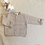 Cardigan Maglificio di Verona neonato 045621 sabbia<BR/> 045621. SABBIA MAGLIFICIO VERONA 