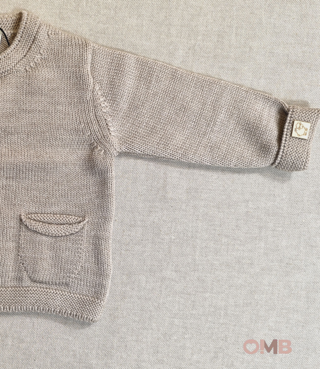 Cardigan Maglificio di Verona neonato 045621 sabbia<BR/> 045621. SABBIA MAGLIFICIO VERONA 