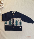 Cardigan Maglificio di Verona neonato 045624 blu