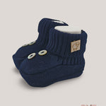 Babbucce Maglificio di Verona neonato 045625 blu<BR/><BR/> 045625 BLU MAGLIFICIO VERONA 