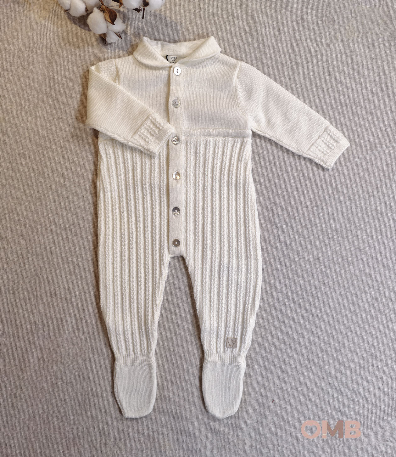Tutina neonato MAGLIFICIO VERONA 045627 Panna<BR/> 045627 PANNA MAGLIFICIO VERONA 