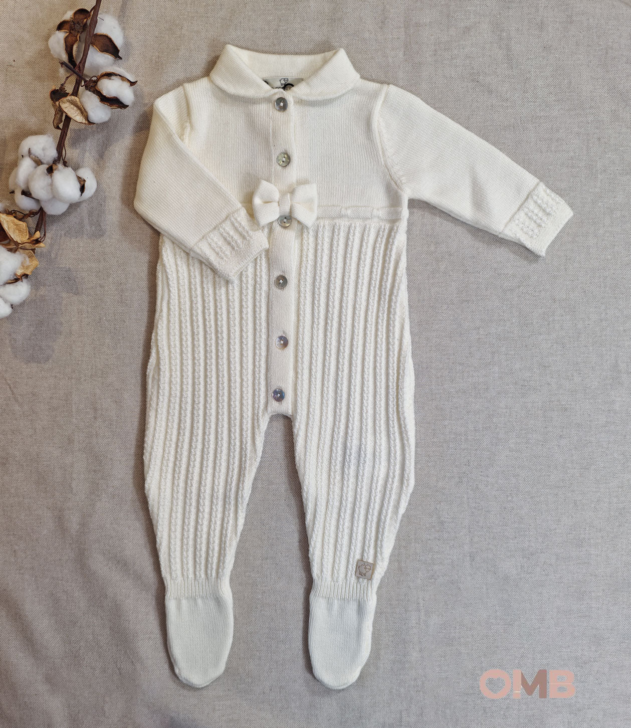 Tutina neonata MAGLIFICIO VERONA 045636 Panna<BR/> 045636 PANNA MAGLIFICIO VERONA 