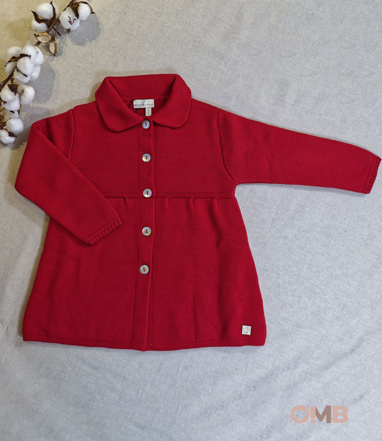 Cappotto neonata MAGLIFICIO VERONA 045644 Rosso 045644. ROSSO MAGLIFICIO VERONA 