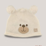 Cappello Maglificio di Verona neonata 045652 panna<BR/><BR/> 045652 ORSETTO MAGLIFICIO VERONA 