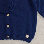 Cardigan neonata MAGLIFICIO VERONA 045662 Blu 045662 BLU MAGLIFICIO VERONA 