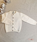 Cardigan neonata MAGLIFICIO VERONA 045662 Panna