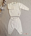 Completo neonati MAGLIFICIO VERONA 045667045668 Panna