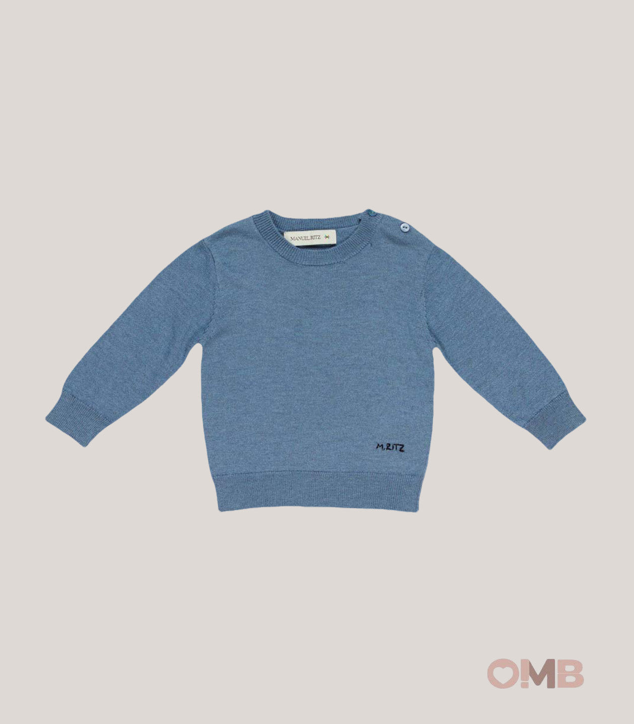 Maglione neonato MANUEL RITZ MR4435 Azzurro MR4435 AZZURRO MANUEL RITZ 