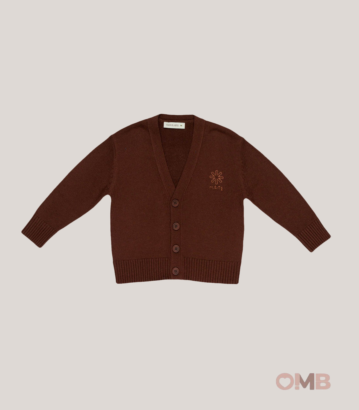Cardigan bambino MANUEL RITZ MR4442 Castagna MR4442 CASTAGNA MANUEL RITZ 