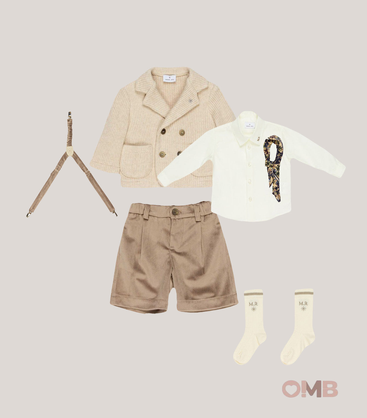 Completo neonato MANUEL RITZ MR4472 Beige MR4472 BEIGE MANUEL RITZ 