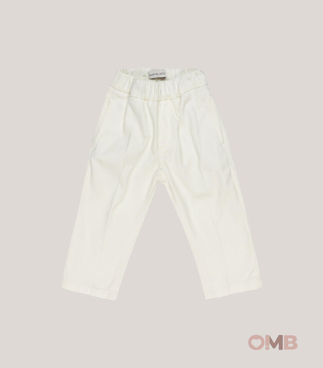 Pantalone neonato MANUEL RITZ MR4504 Latte MR4504 LATTE MANUEL RITZ 