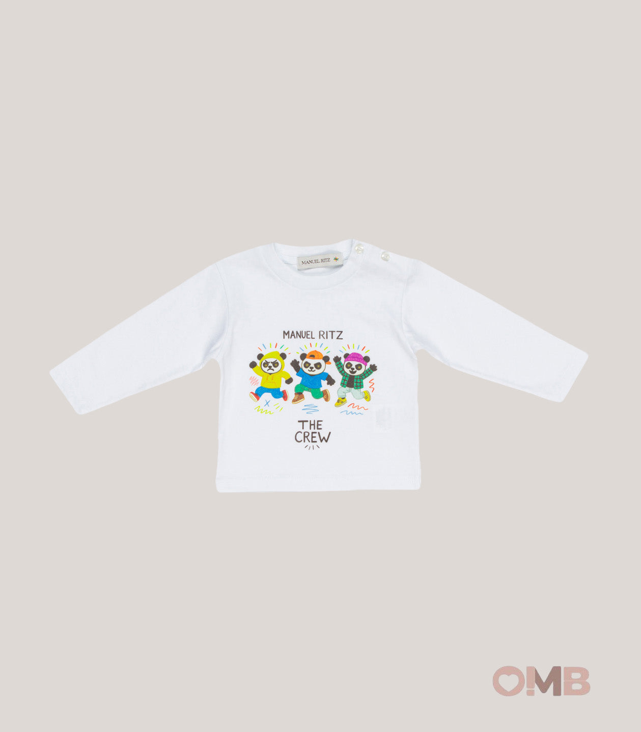 T-shirt bambino MANUEL RITZ MR4519A Bianca MR4519A BIANCO MANUEL RITZ 