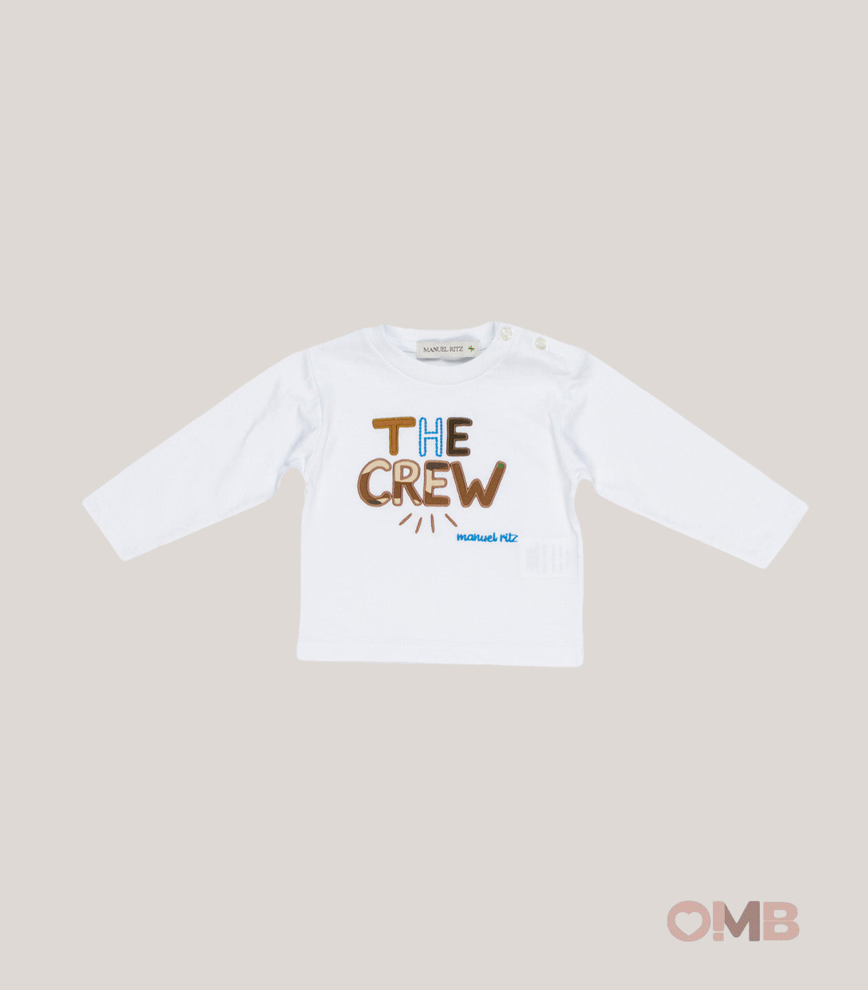 T-shirt bambino MANUEL RITZ MR4521A Bianca MR4521A BIANCO MANUEL RITZ 