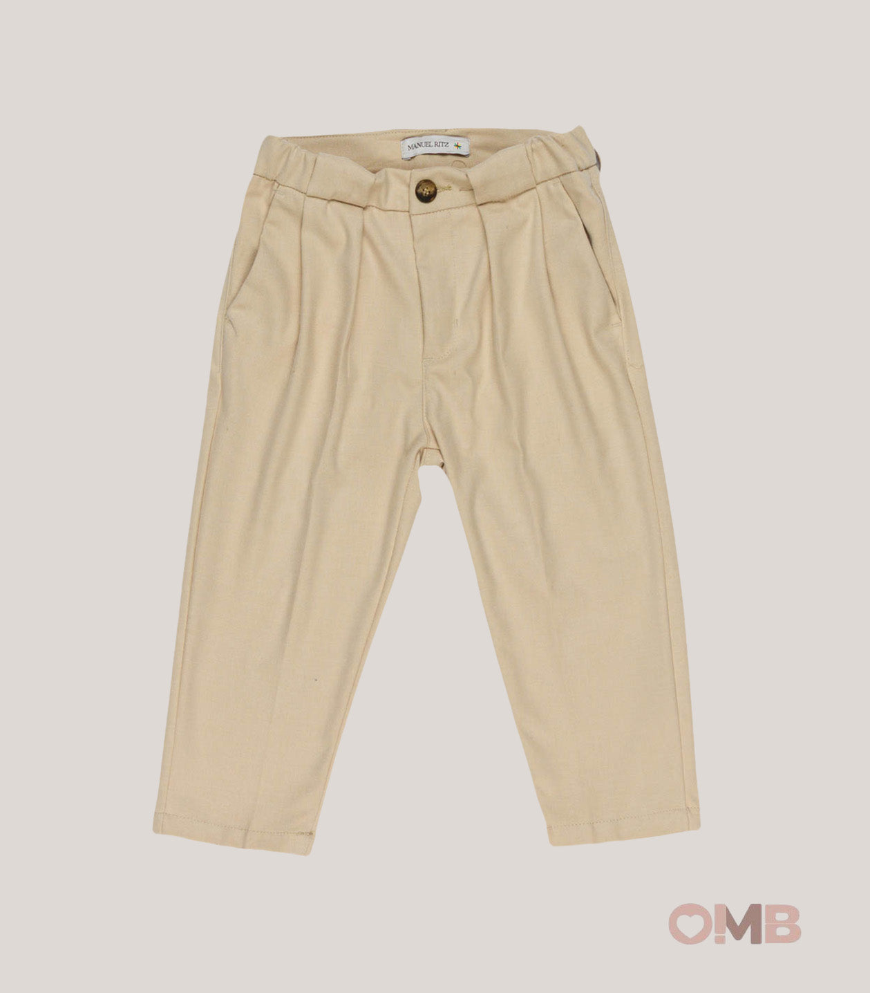 Pantalone bambino MANUEL RITZ MR4534 Beige<BR/> MR4534 BEIGE MANUEL RITZ 