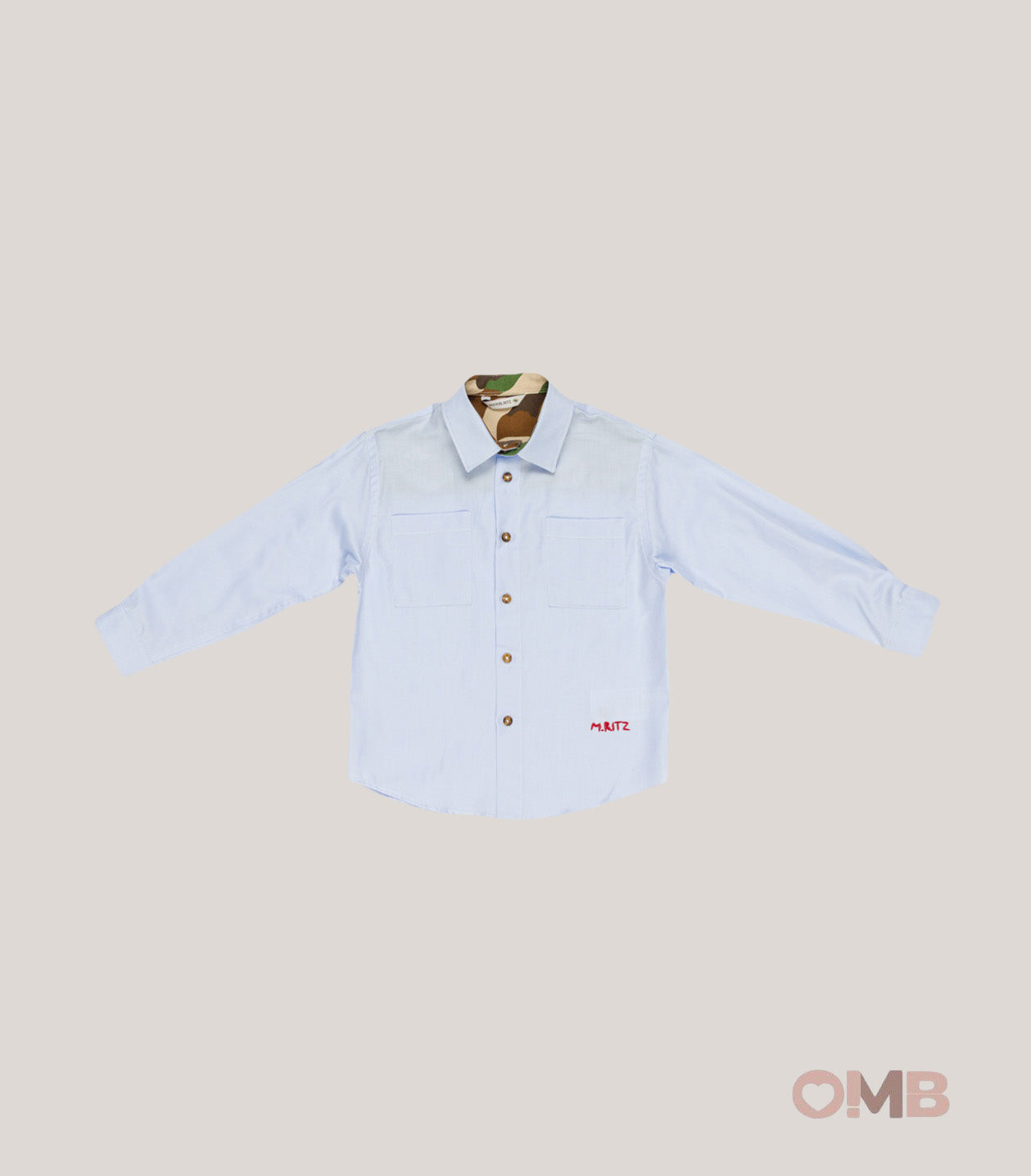 Camicia bambino MANUEL RITZ MR4546 Azzurra MR4546 AZZURRO MANUEL RITZ 