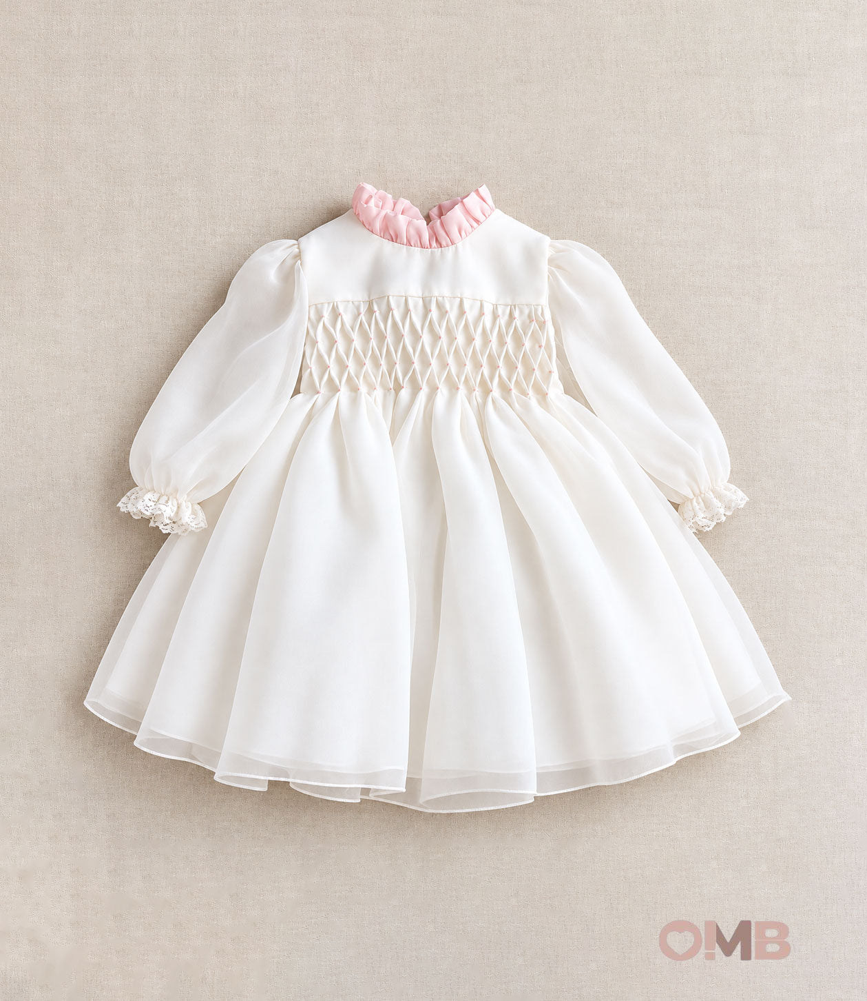 Abito neonata MERCADANTE M058 Bianco M058 BIANCO/ROSA MERCADANTE 