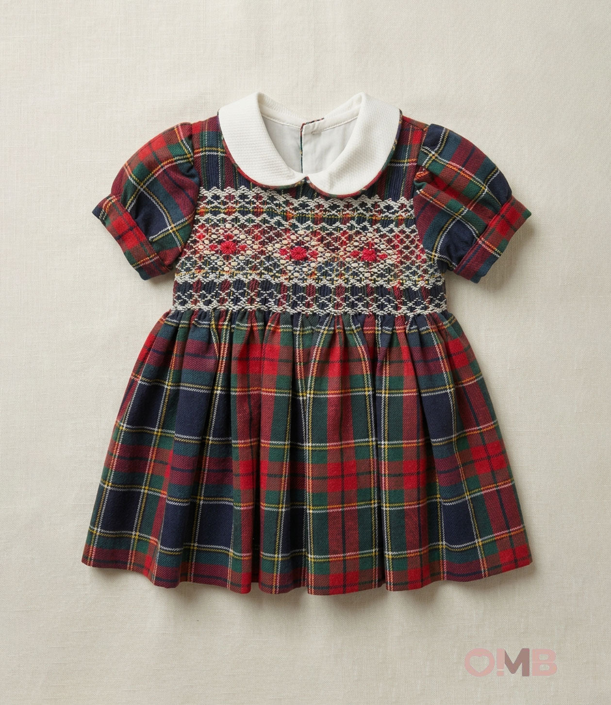 Abito bambina NAXOS 7831 Rosso<BR/> 7831 TARTAN NAXOS 