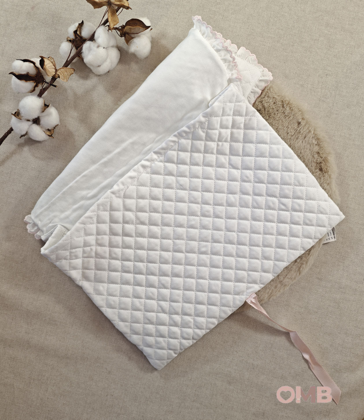 Borsa cambio neonata PEPECE' 401R3 Bianco 401R3 BIANCO/ROSA PEPECE' 