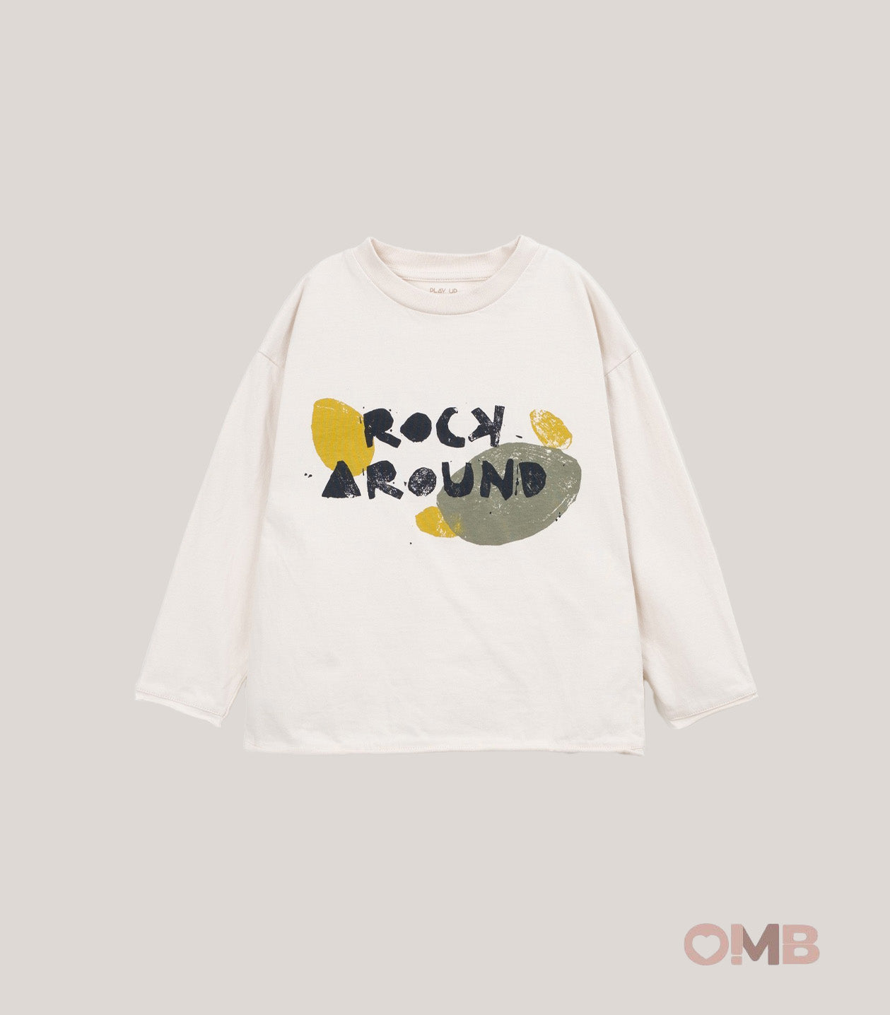 T-shirt bambino PLAY UP 3AT11001 Crema 3AT11001 091ROCKY PLAY UP 