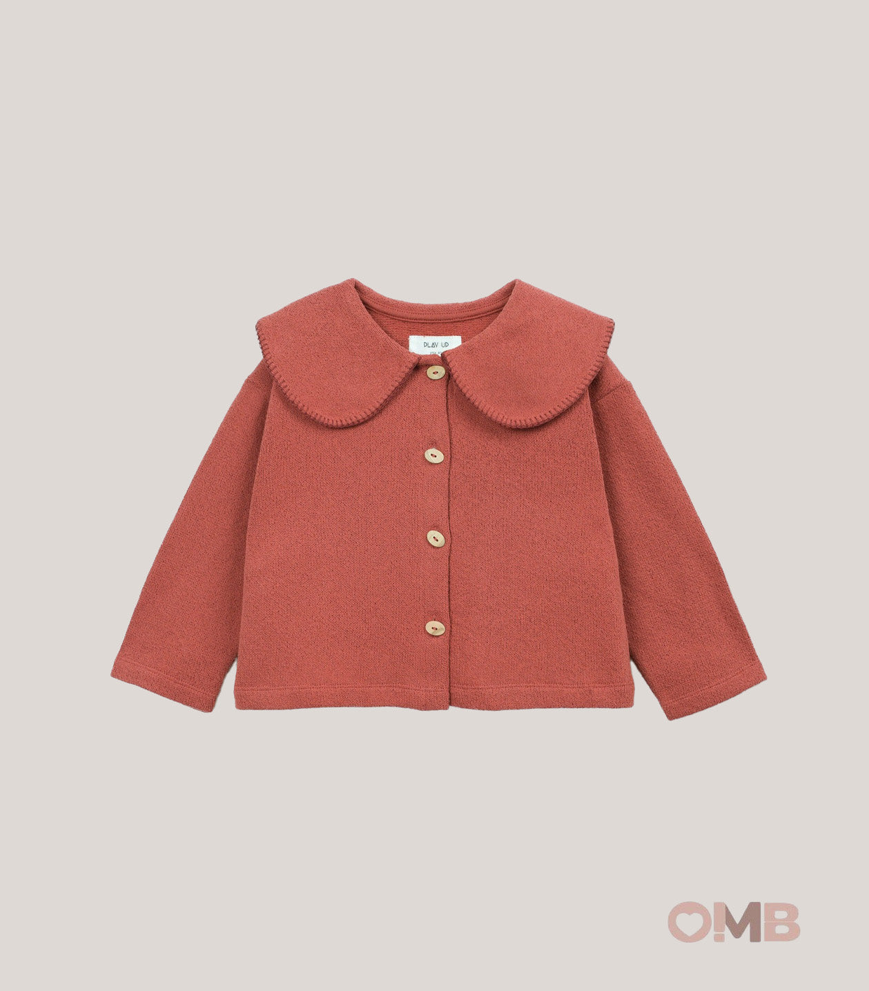 Cardigan bambina PLAY UP 4AT10903 Arancio 4AT10903 ARANCIO PLAY UP 