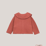 Cardigan bambina PLAY UP 4AT10903 Arancio 4AT10903 ARANCIO PLAY UP 