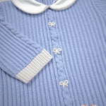 Set nascita neonato Primo di bebè 4707 cielo<BR/> 4707 TRECCIA PRIMODI BEBE 