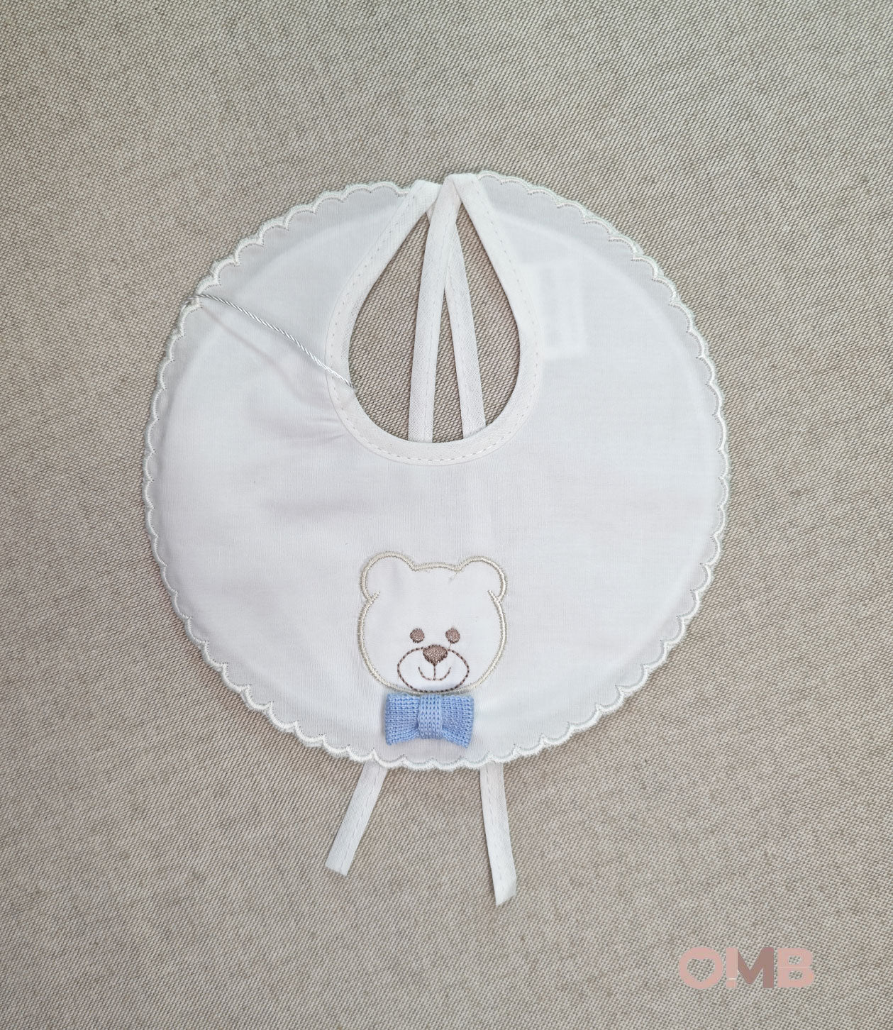 Bavetta neonato PRIMODI BEBE 4721B Bianca 4721B ORSETTO PRIMODI BEBE 