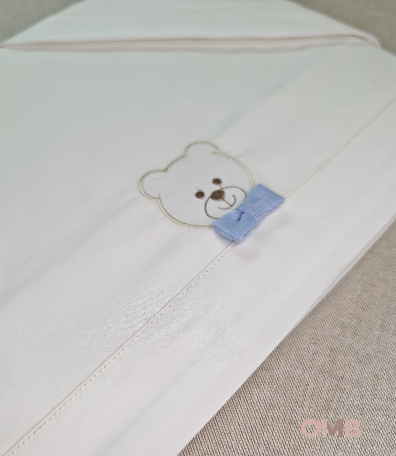 Lenzuola neonato PRIMODI BEBE 4721L Bianca<BR/> 4721L ORSETTO PRIMODI BEBE 