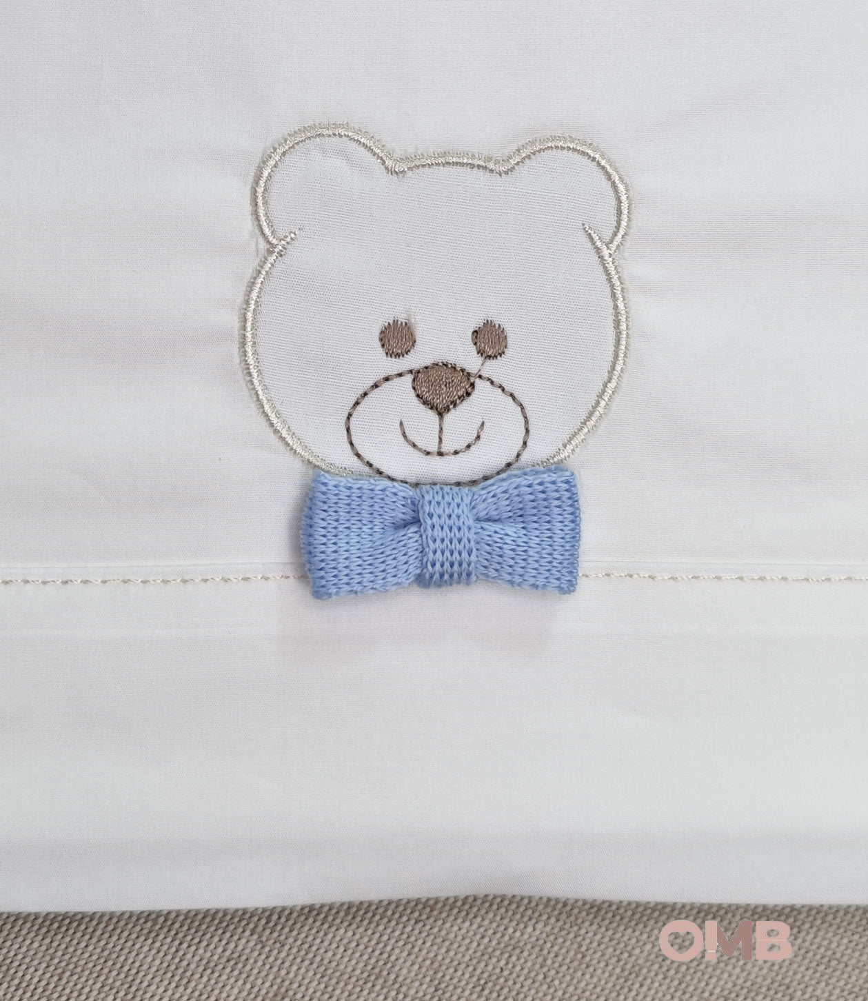 Lenzuola neonato PRIMODI BEBE 4721L Bianca<BR/> 4721L ORSETTO PRIMODI BEBE 