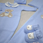 Set nascita neonato Primo di bebè 4721 cielo 4721 ORSETTO PRIMODI BEBE 