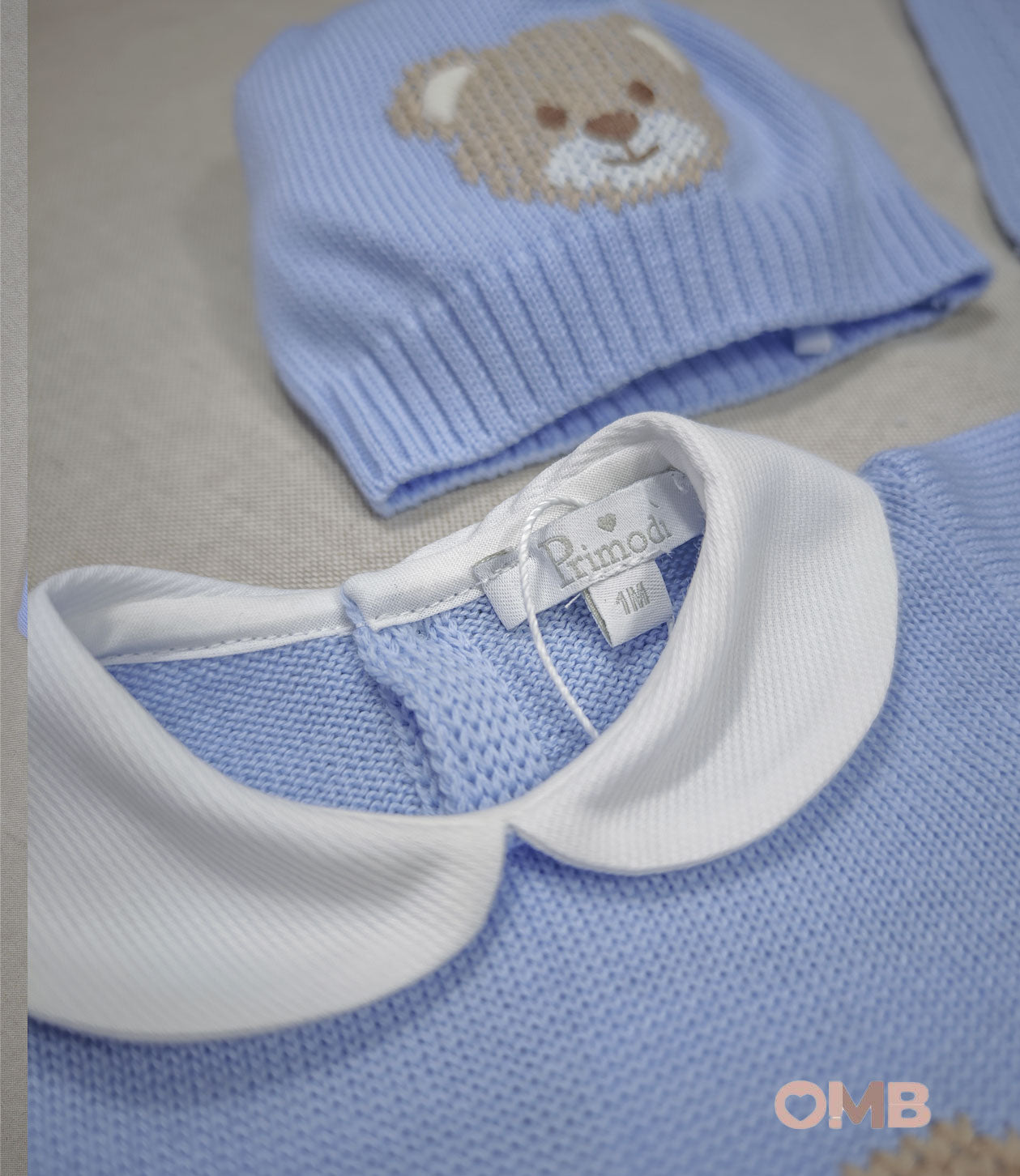 Set nascita neonato Primo di bebè 4721 cielo 4721 ORSETTO PRIMODI BEBE 