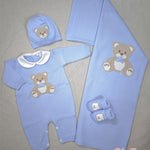 Set nascita neonato Primo di bebè 4721 cielo 4721 ORSETTO PRIMODI BEBE 