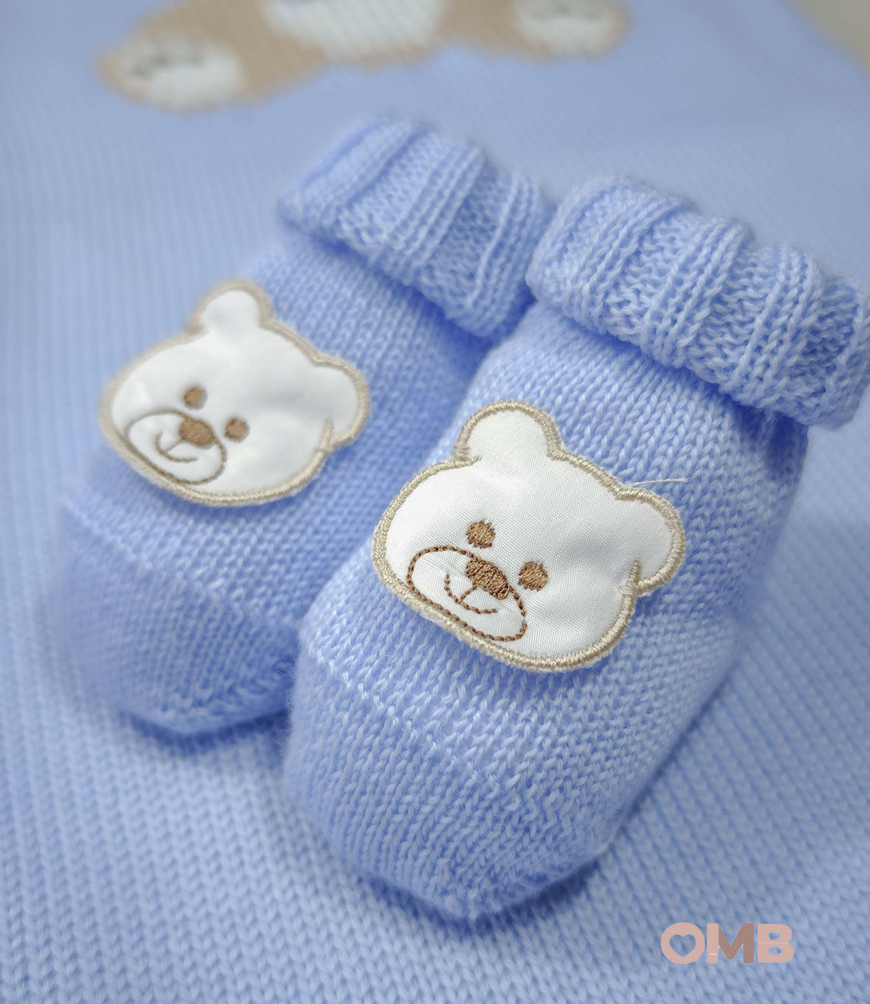 Set nascita neonato Primo di bebè 4721 cielo 4721 ORSETTO PRIMODI BEBE 