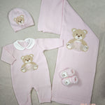 Set nascita neonata Primo di bebè 4722 rosa 4722 ORSETTO PRIMODI BEBE 