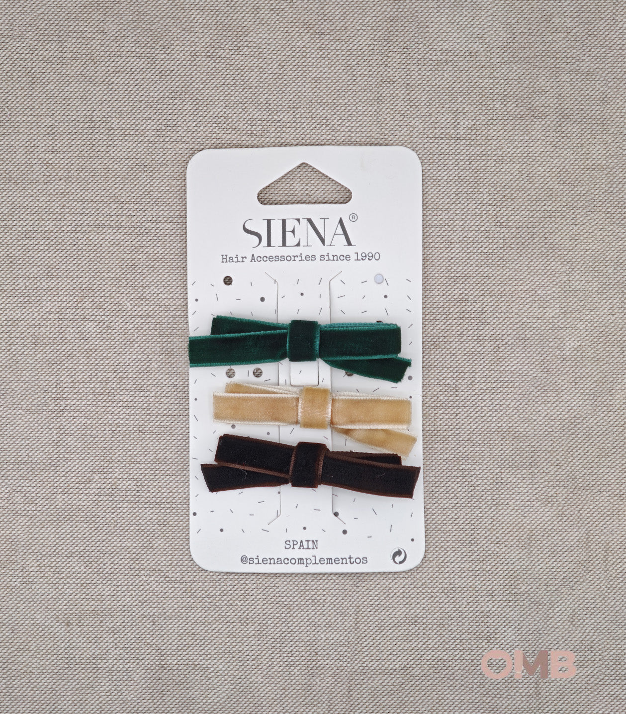 Fermagli bambina SIENA 6119 Verde beige marrone<BR/> 6119 MARR/VERDE SIENA 