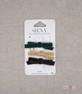 Fermagli bambina SIENA 6119 Verde beige marrone