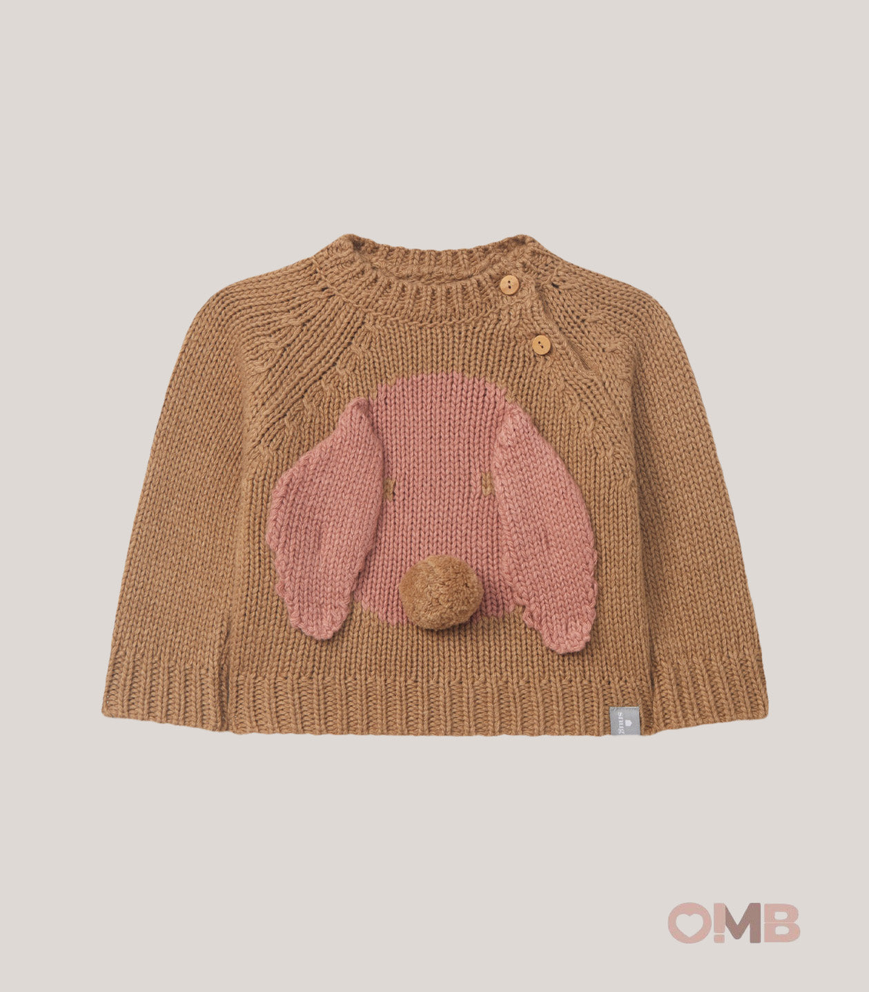Maglione neonata SNUG 005140 Beige 005140. BEIGE/ROSA SNUG 