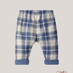 Pantalone neonato SNUG 133R42A Blu 133R42A QUADRI SNUG 