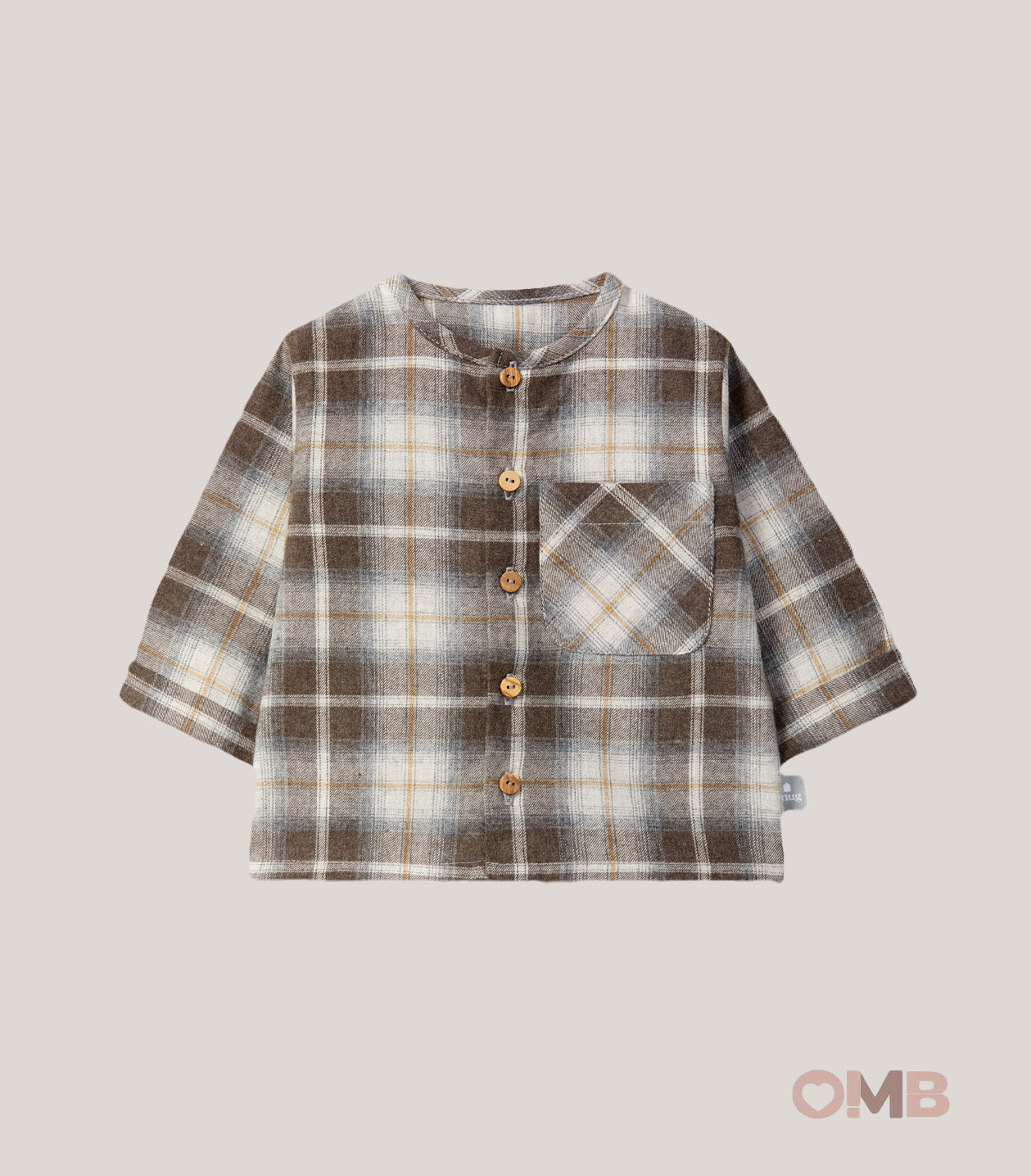 Camicia neonato SNUG 134R42A Marrone 134R42A QUADRI SNUG 