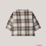 Camicia neonato SNUG 134R42 Marrone 134R42 QUADRI SNUG 