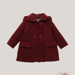 Cappotto neonata YOEDU 3981 Bordeaux 3981 BORDEAU YOEDU 