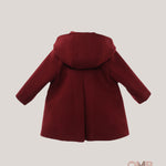 Cappotto neonata YOEDU 3981 Bordeaux 3981 BORDEAU YOEDU 