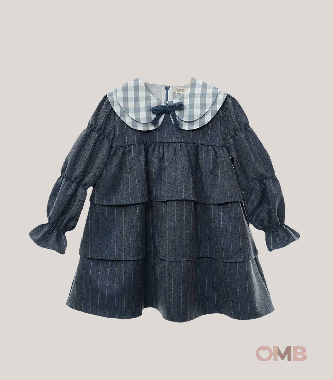 Abito bambina YOEDU 5152 Blu 5152 DENIM YOEDU 