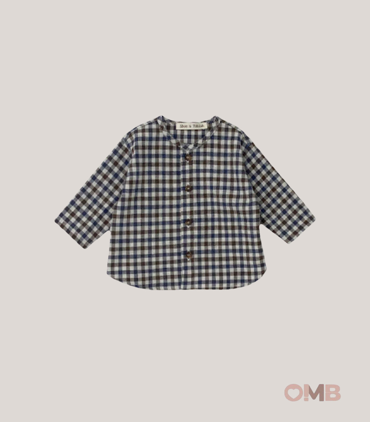 Camicia neonato ZHOE & TOBIAH CHI2 Blu CHI2 BLU ZHOE & TOBIAH 