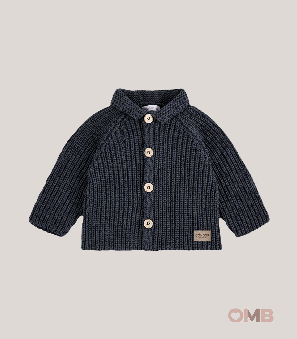 Cardigan neonato unisex CONDOR 205010 Blu 205.010 480 CONDOR 