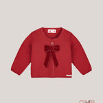 Cardigan neonata CONDOR 505010 Rosso 505.010 578 CONDOR 