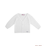 Cardigan CONDOR neonata 55505 Bianco 55.505 200 CONDOR 