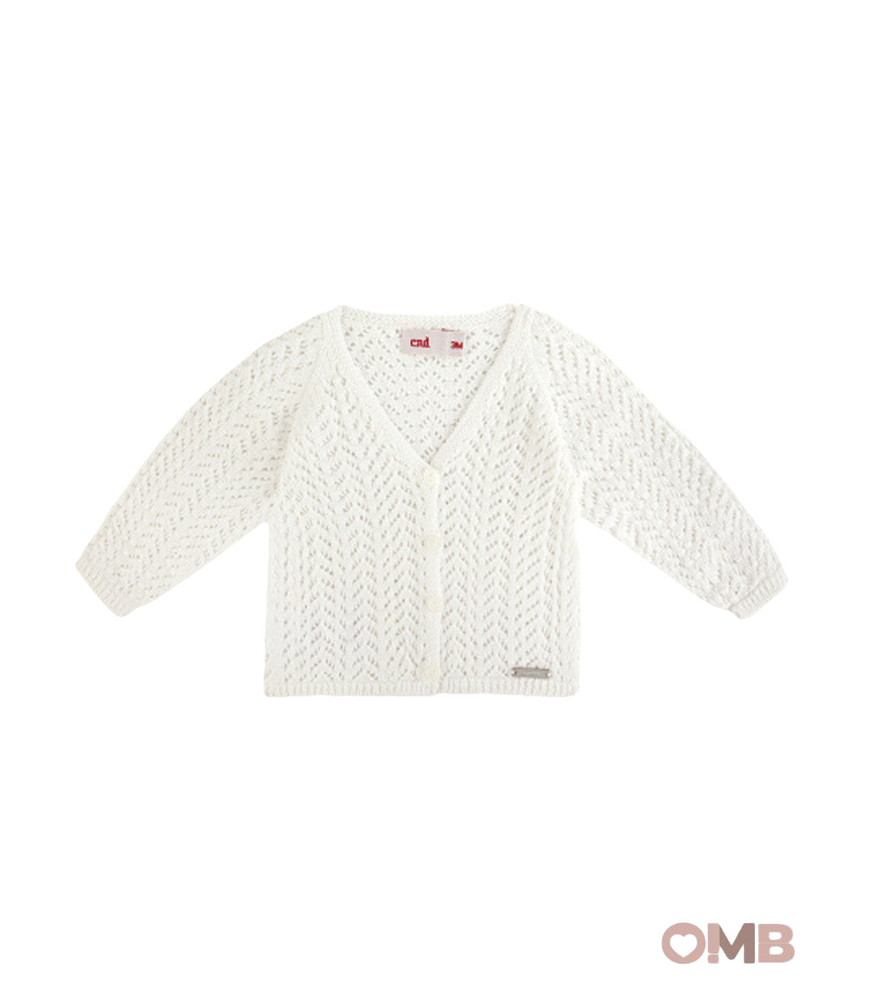 Cardigan CONDOR neonata 55505 Latte 55.505 202 CONDOR 